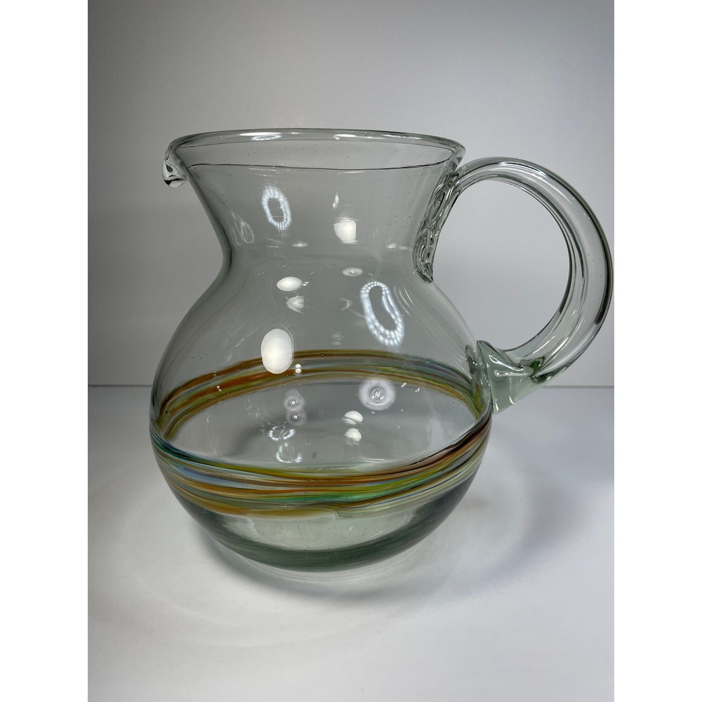 Vintage hand blown pitcher